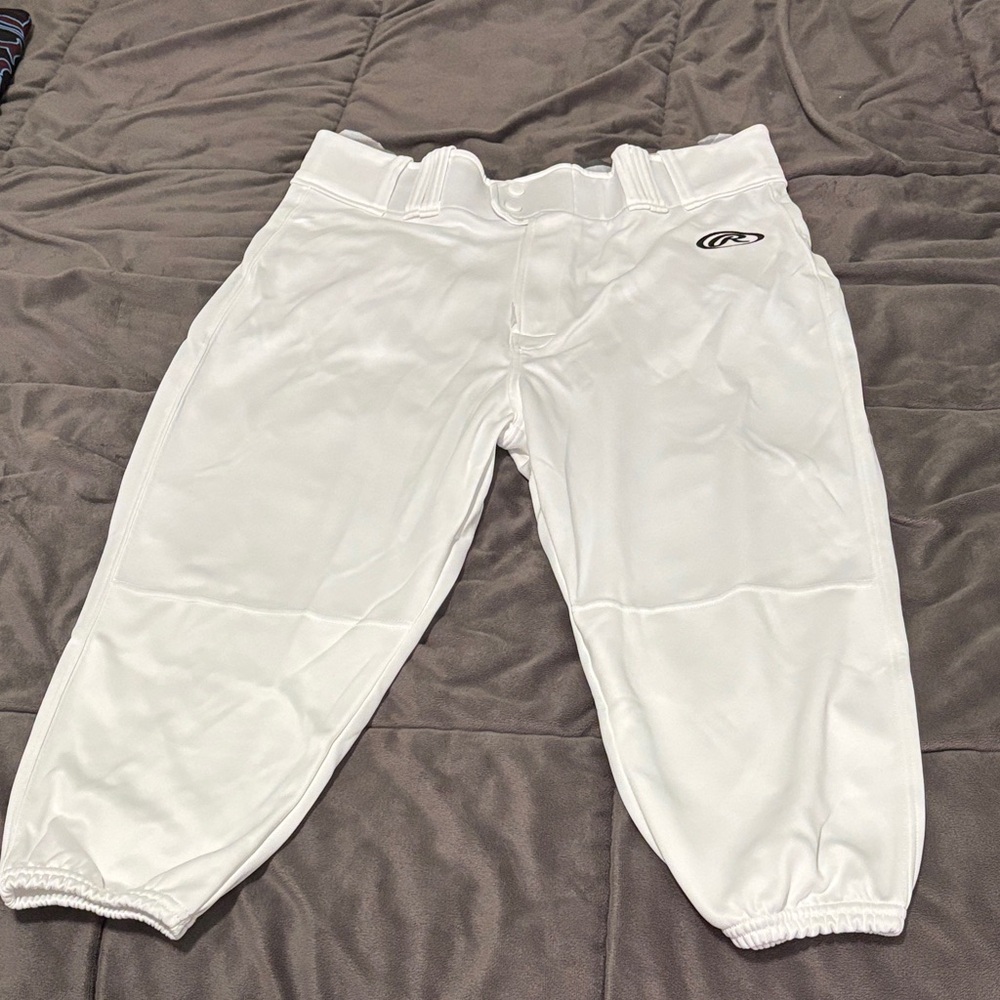 Men’s White Athletic Bottoms